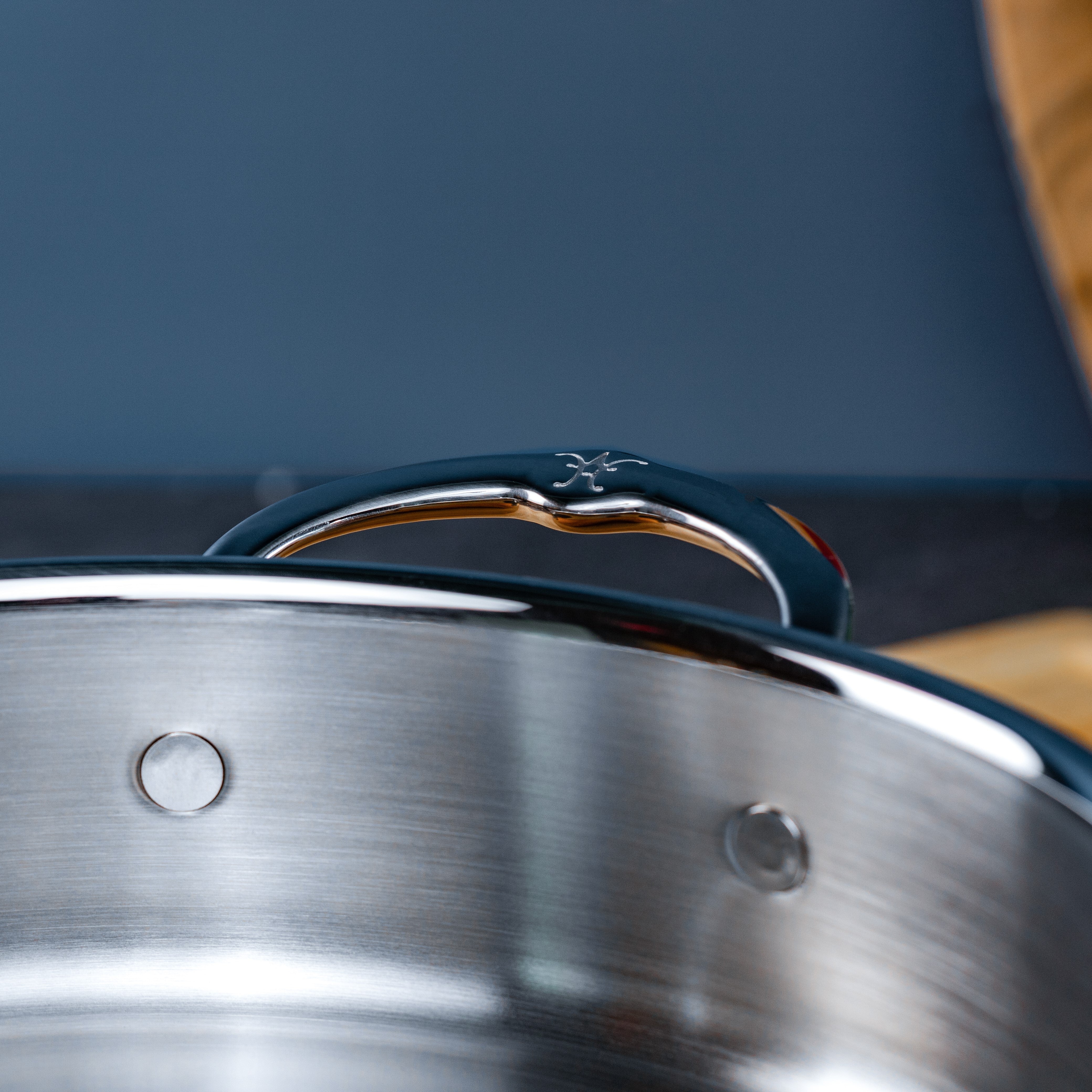 Hestan CopperBond Induction Copper Skillets, Saucepans & Lids, Sauté Pan & Stock Pot Set: 10 Piece - Image 5
