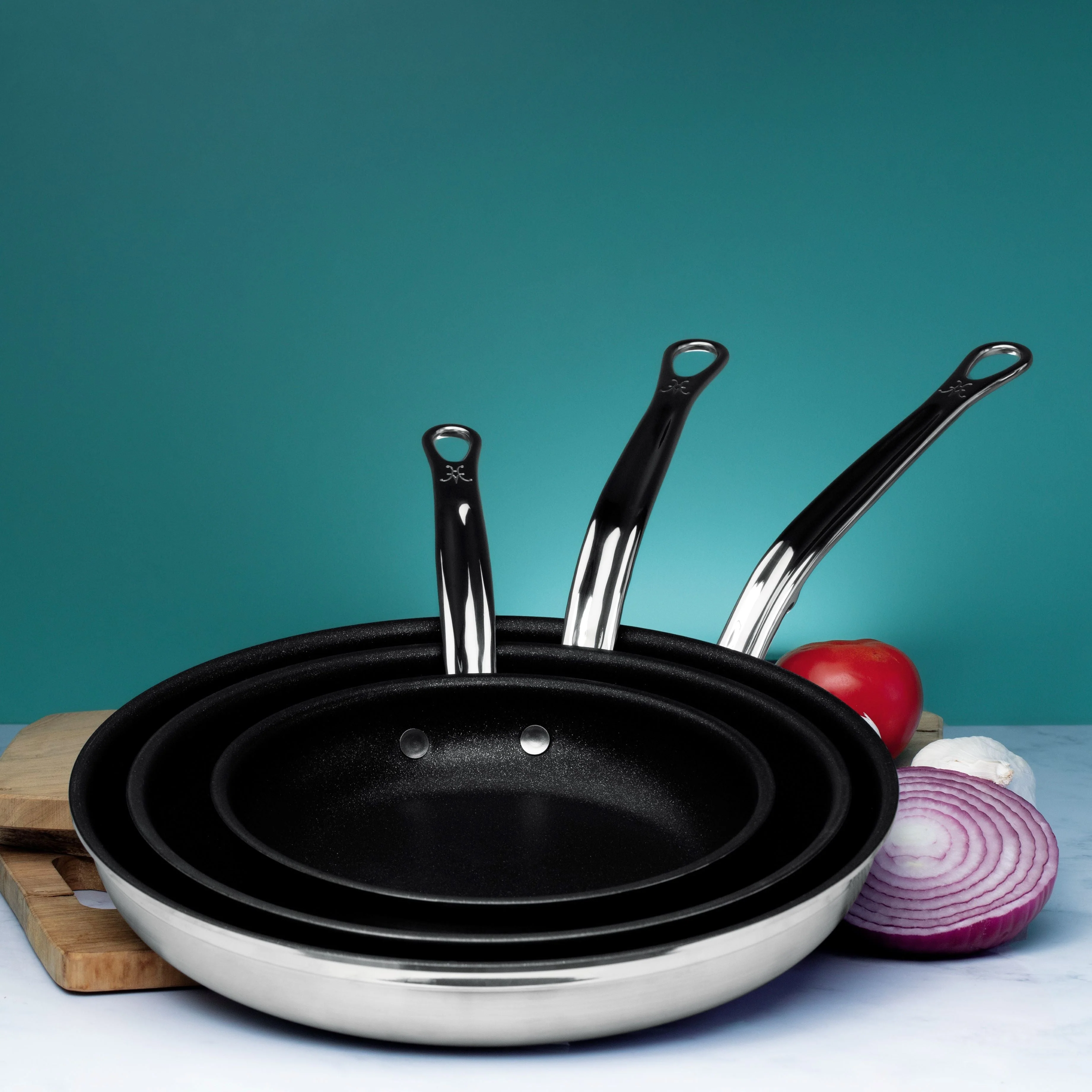 Hestan ProBond Induction Stainless Steel & Titum™ Non-Stick Skillets - Small, Medium & Large - Image 4