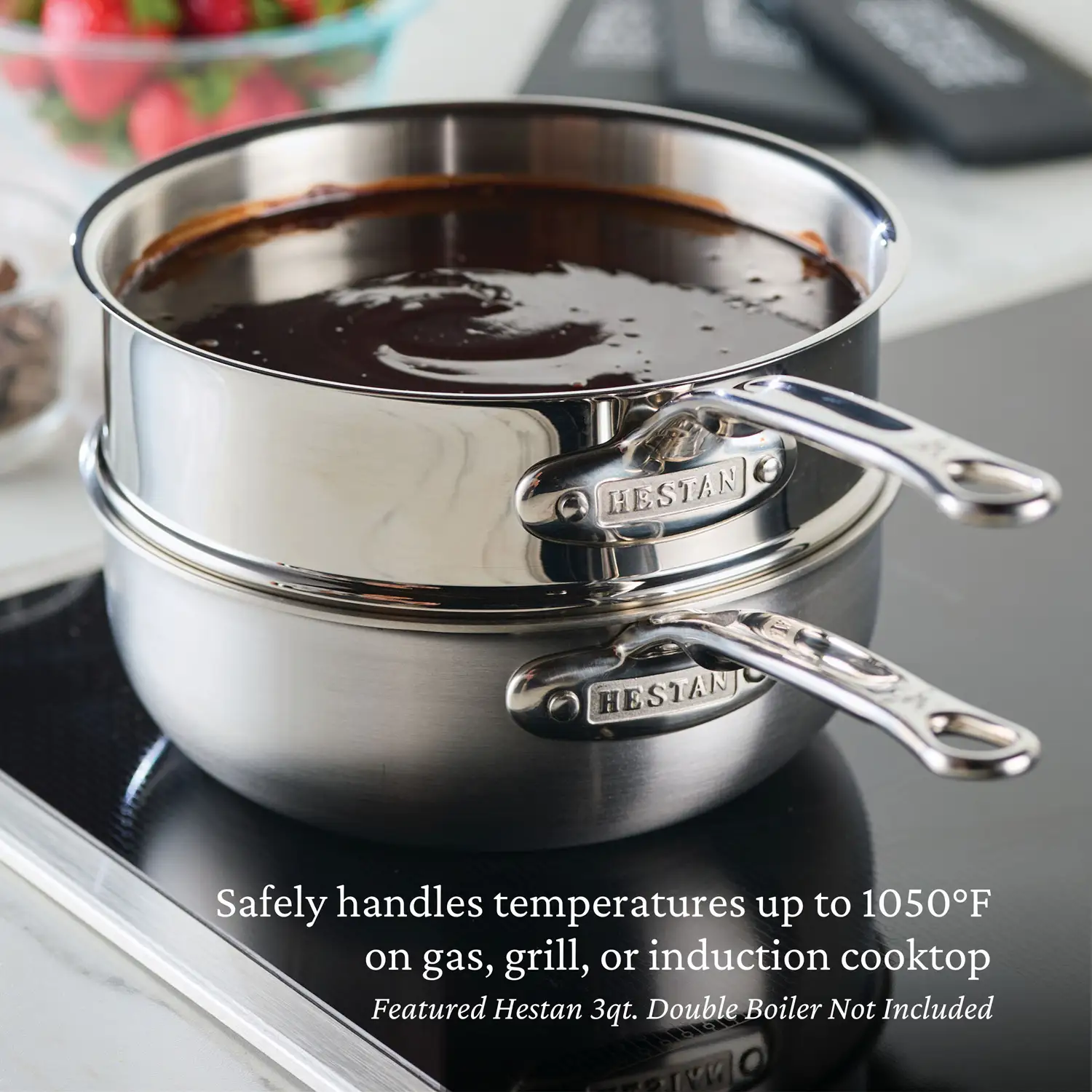 Hestan NanoBond Titanium Induction Saucier & Lid - 20cm/1.9L - Image 7