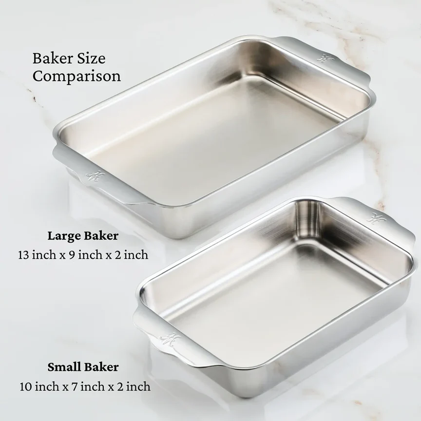 Hestan Ovenbond Rectangular Baking Pan, 18cm x 25cm - Image 3