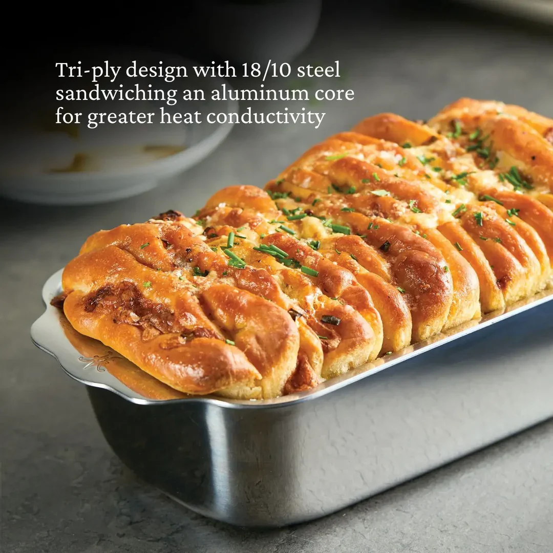 Hestan OvenBond Stainless Steel Loaf Tin - 23cm x 13cm - Image 6