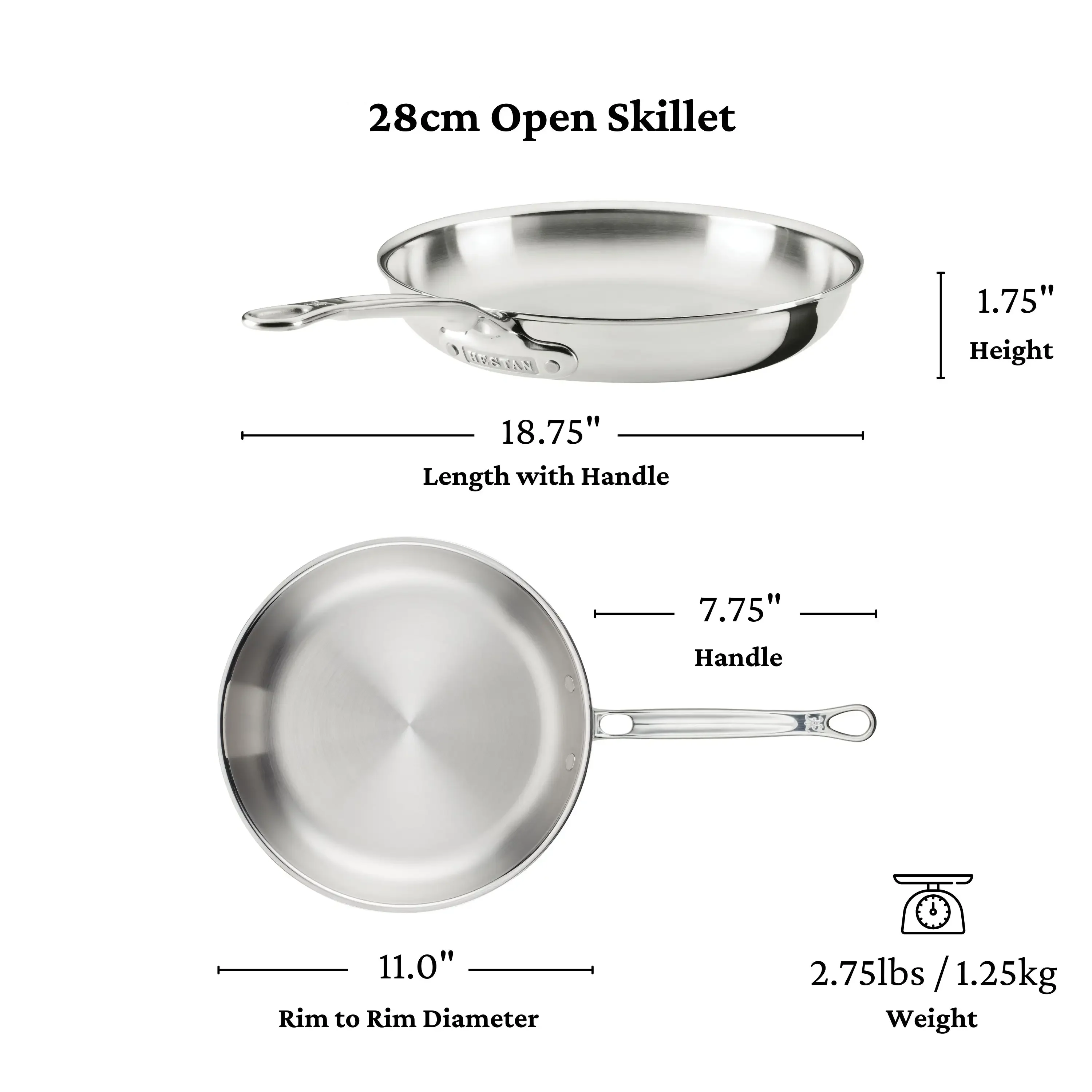 Hestan ProBond® Luxe Induction Stainless Steel Pan Set - 10 Piece - Image 15
