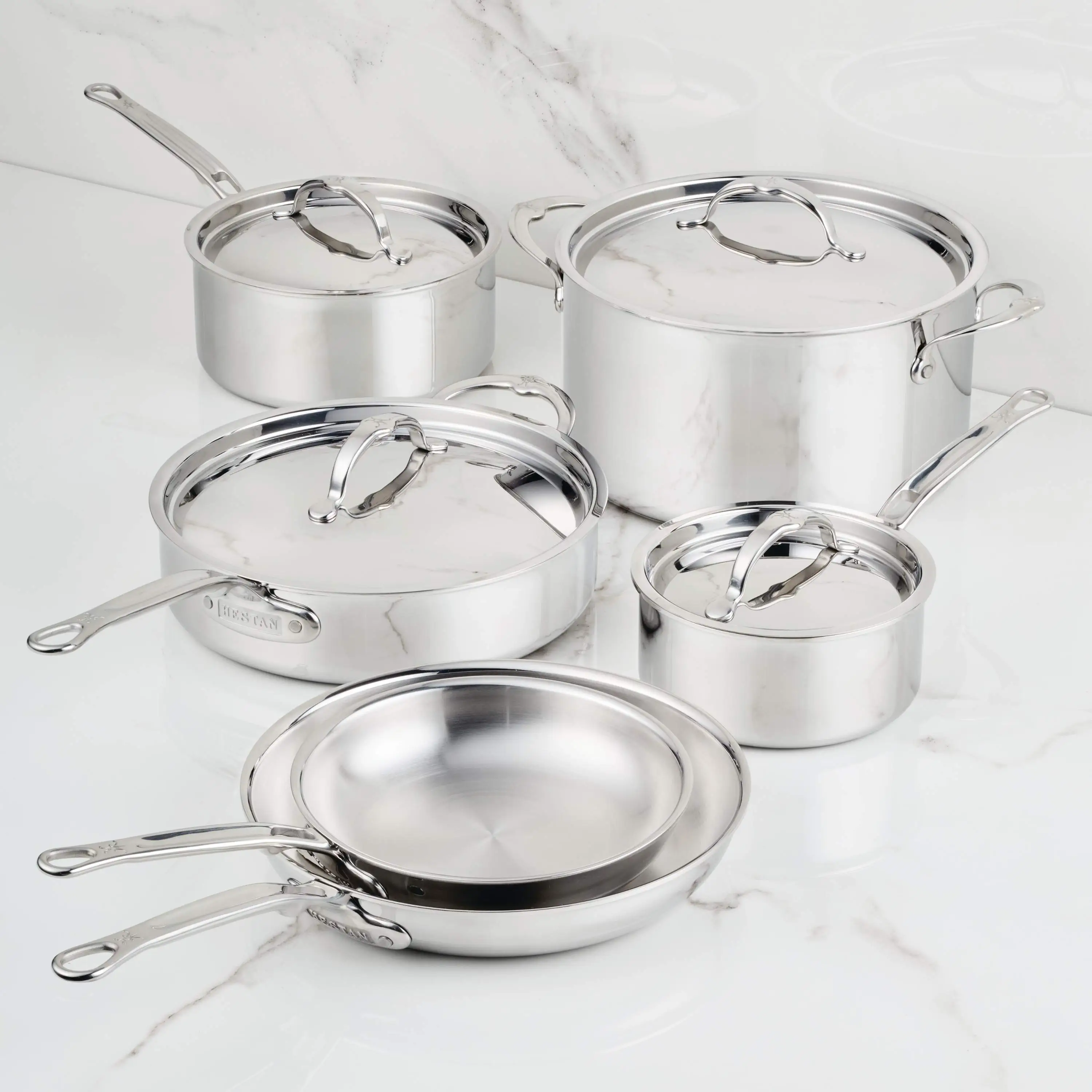 Hestan ProBond® Luxe Induction Stainless Steel Pan Set - 10 Piece - Image 3