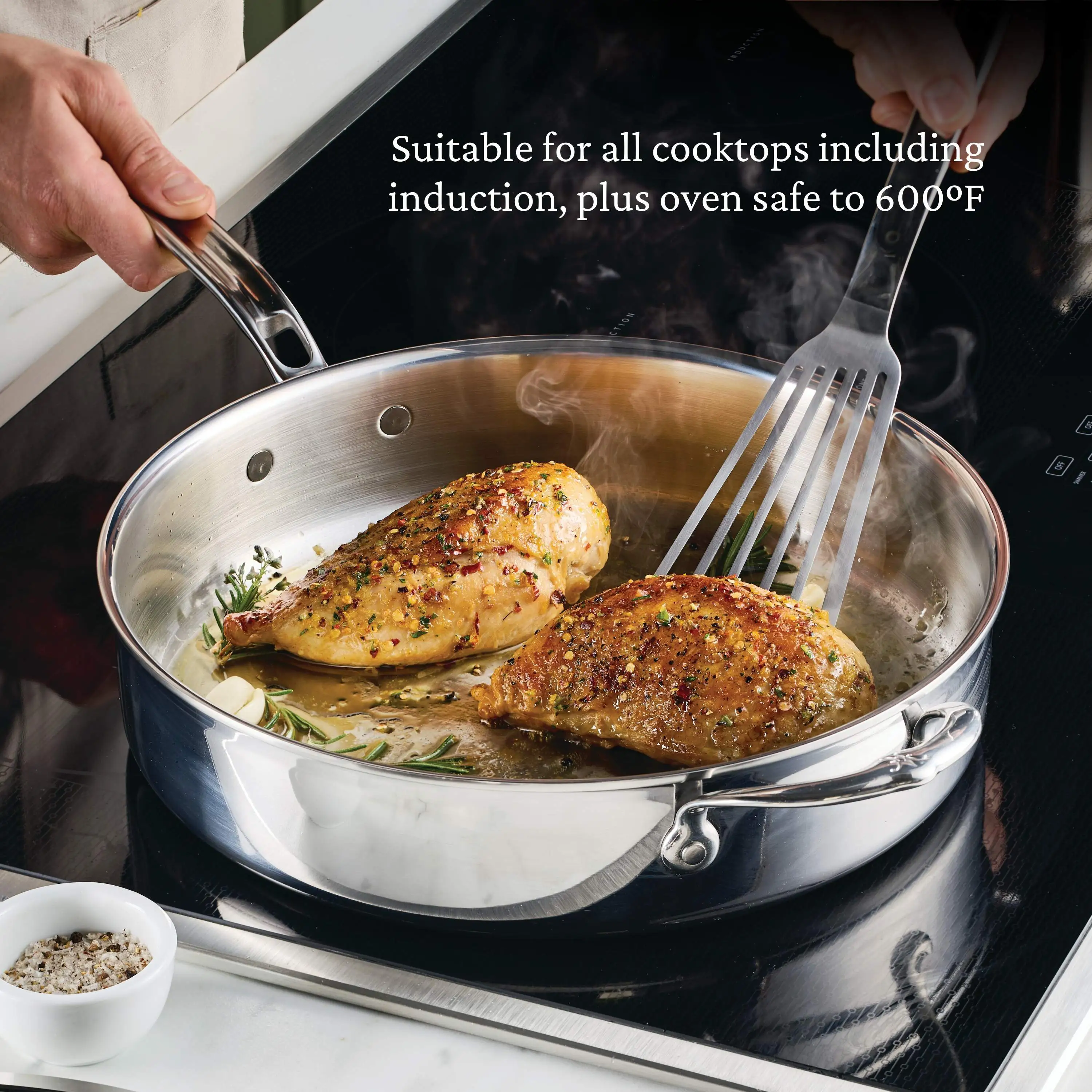 Hestan ProBond® Luxe Induction Stainless Steel Pan Set - 10 Piece - Image 9