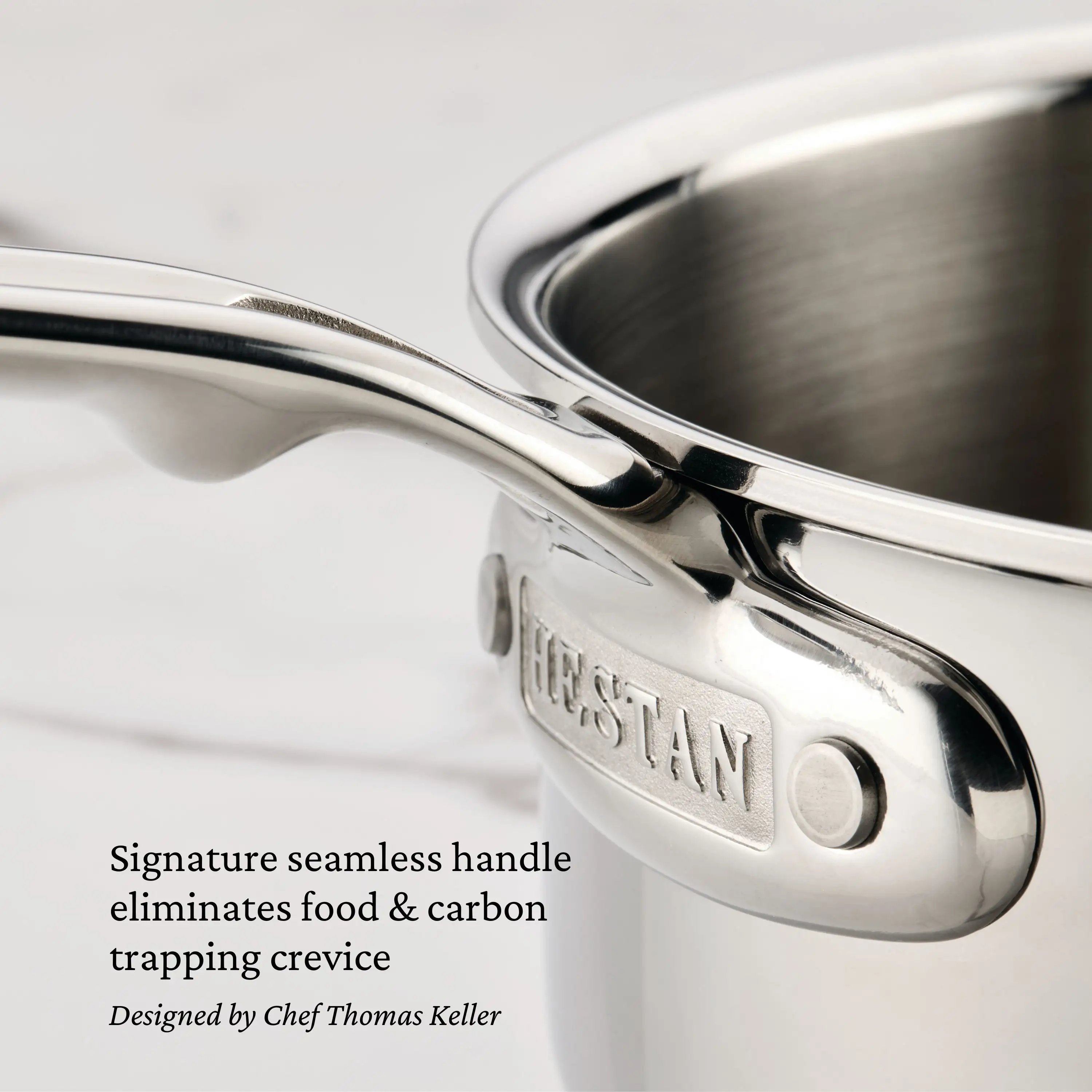 Hestan ProBond® Luxe Induction Stainless Steel Essential Pan & Lid - 28cm (4.7L) - Image 4