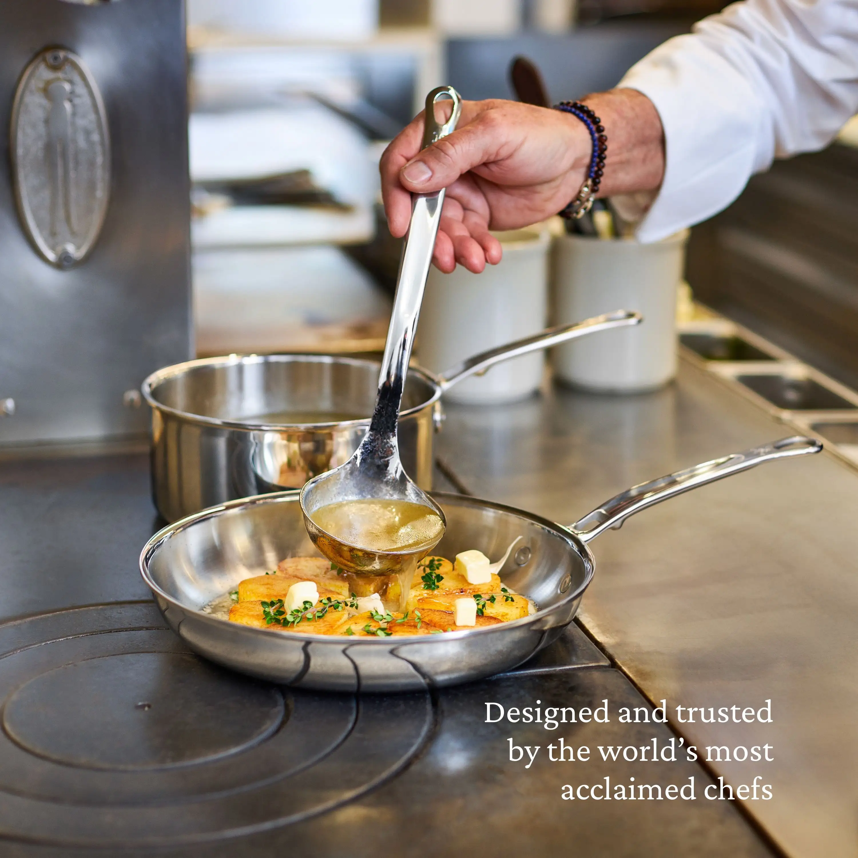 ProBond® Luxe Induction Stainless Steel Saucepan with Lid & Helper Handle - 22cm - Image 7