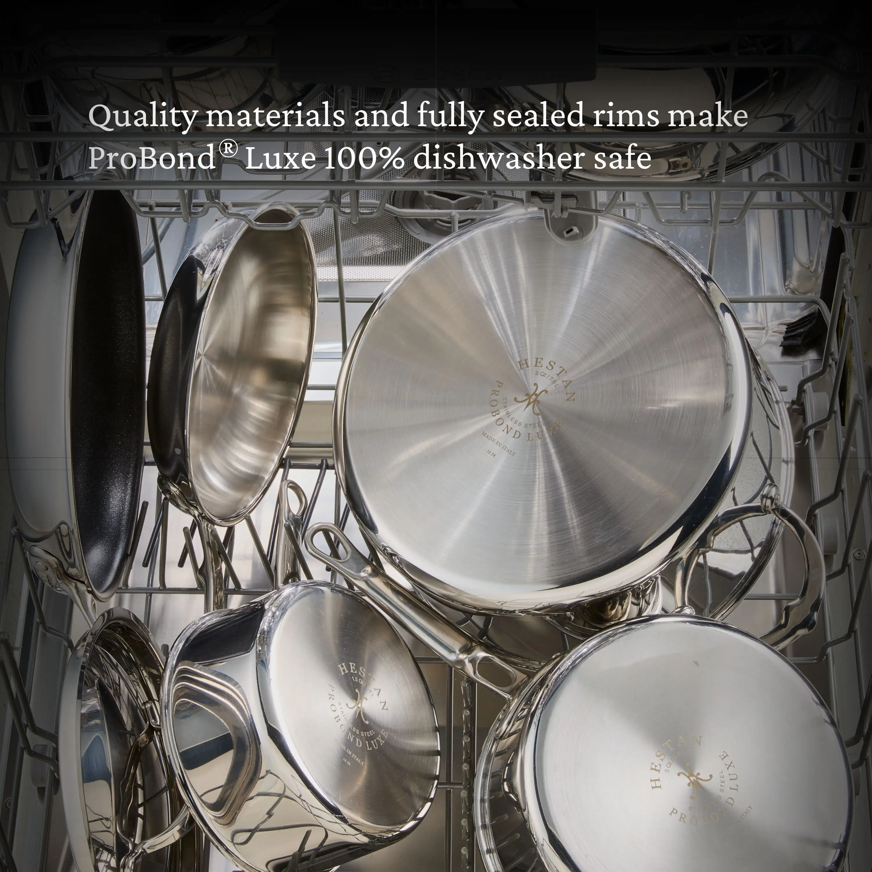 ProBond® Luxe Induction Stainless Steel Saucepans & Lid - Small & Medium - Image 8