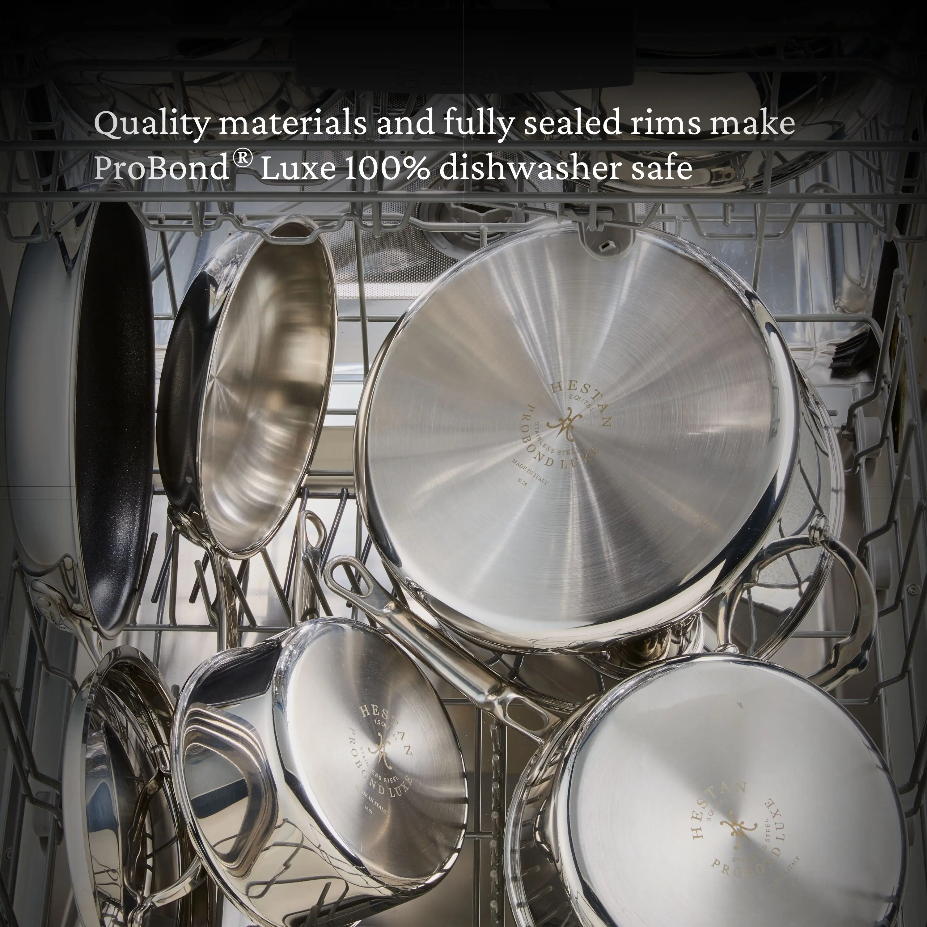 ProBond® Luxe Induction Stainless Steel Stockpot & Lid - 26cm (7.75L) - Image 5