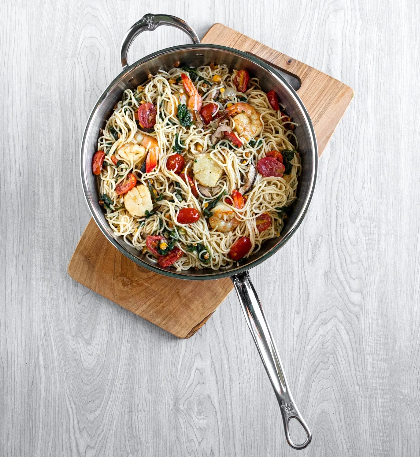 Hestan ProBond Induction Stainless Steel Essential Pan, Stock Pot & Titum™ Non-Stick Skillet Set: 5 Piece - Image 8