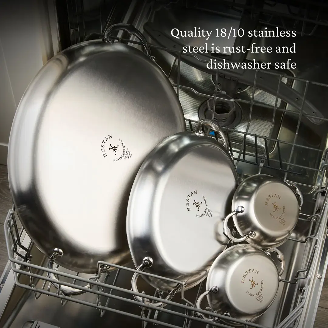 Hestan Provisions Open Mini Oval Au Gratin, 2pce Set (17cm x 14cm) - Image 7