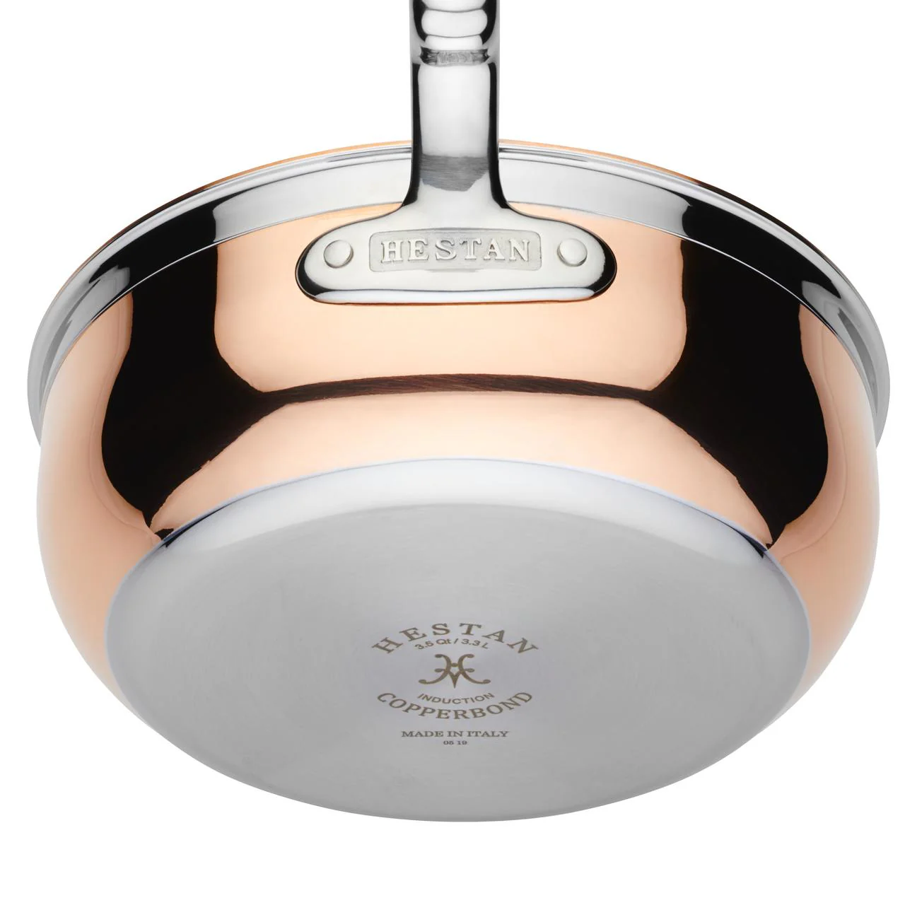 Hestan CopperBond Induction Copper Essential Pans - Medium (3.3L) & Large (4.7L) - Image 5