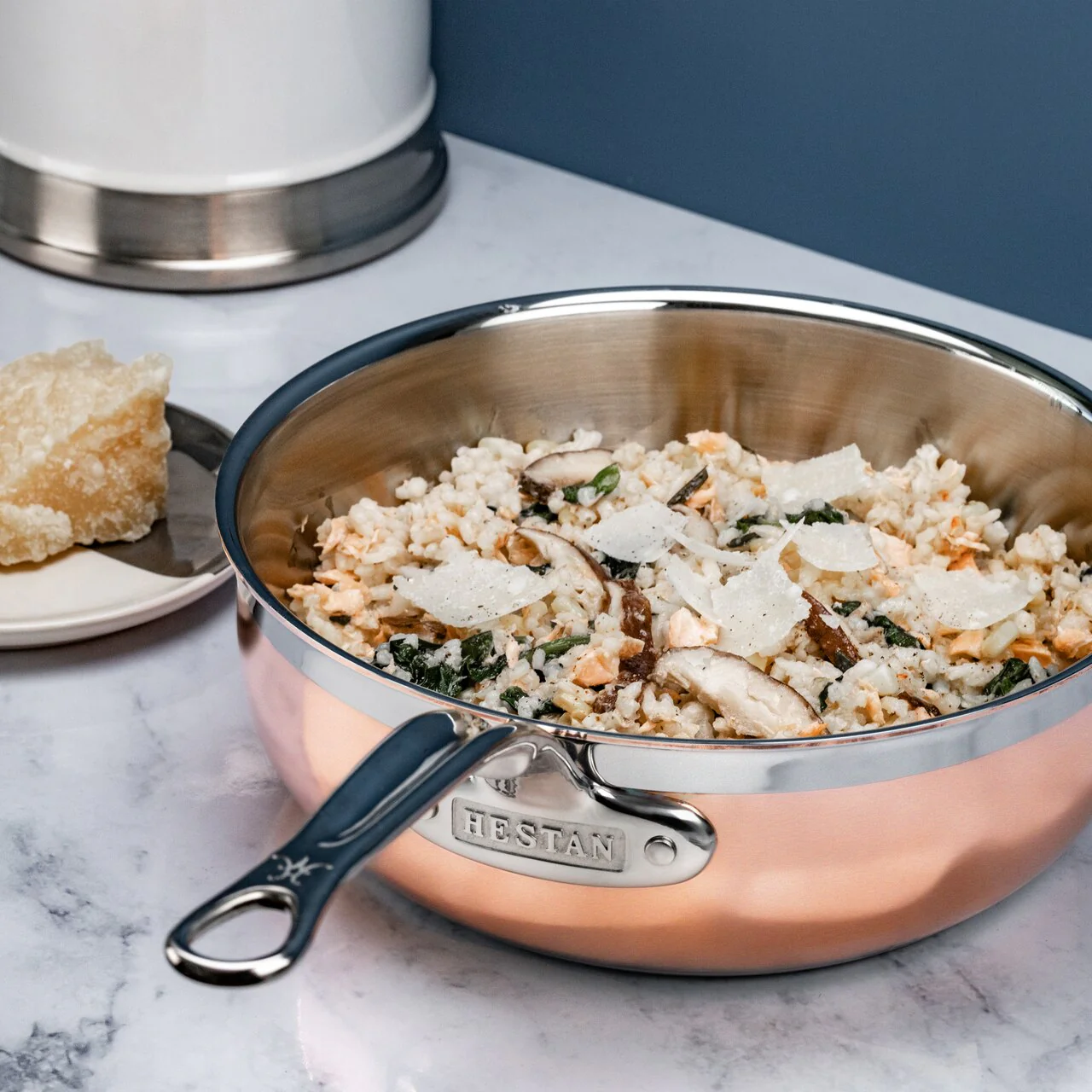 Hestan CopperBond Induction Copper Essential Pans - Medium (3.3L) & Large (4.7L) - Image 6