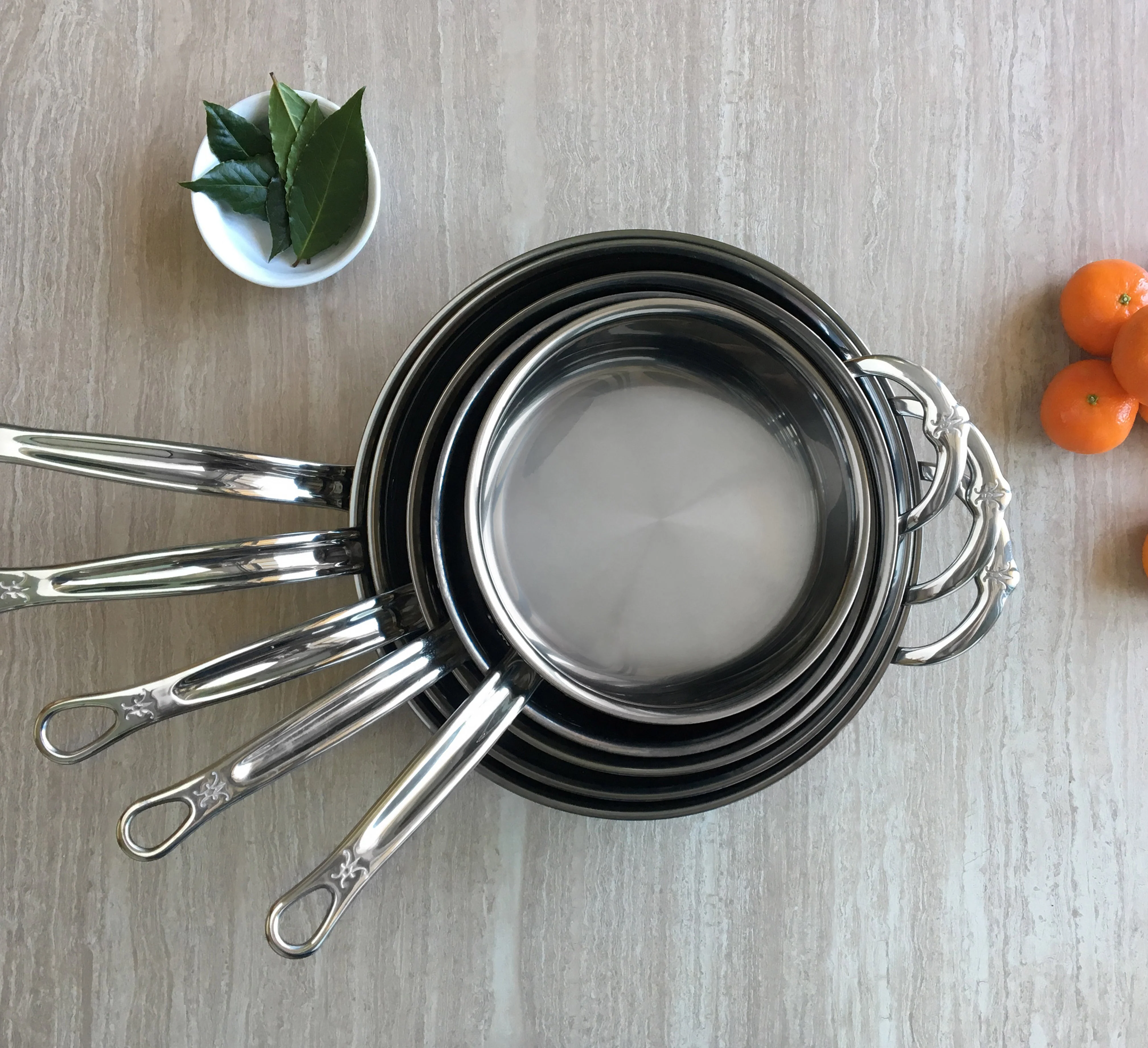 Hestan NanoBond Titanium Induction Skillets, Saucepans & Lids, Stock Pot & Sauté Pan Set: 10 Piece - Image 6