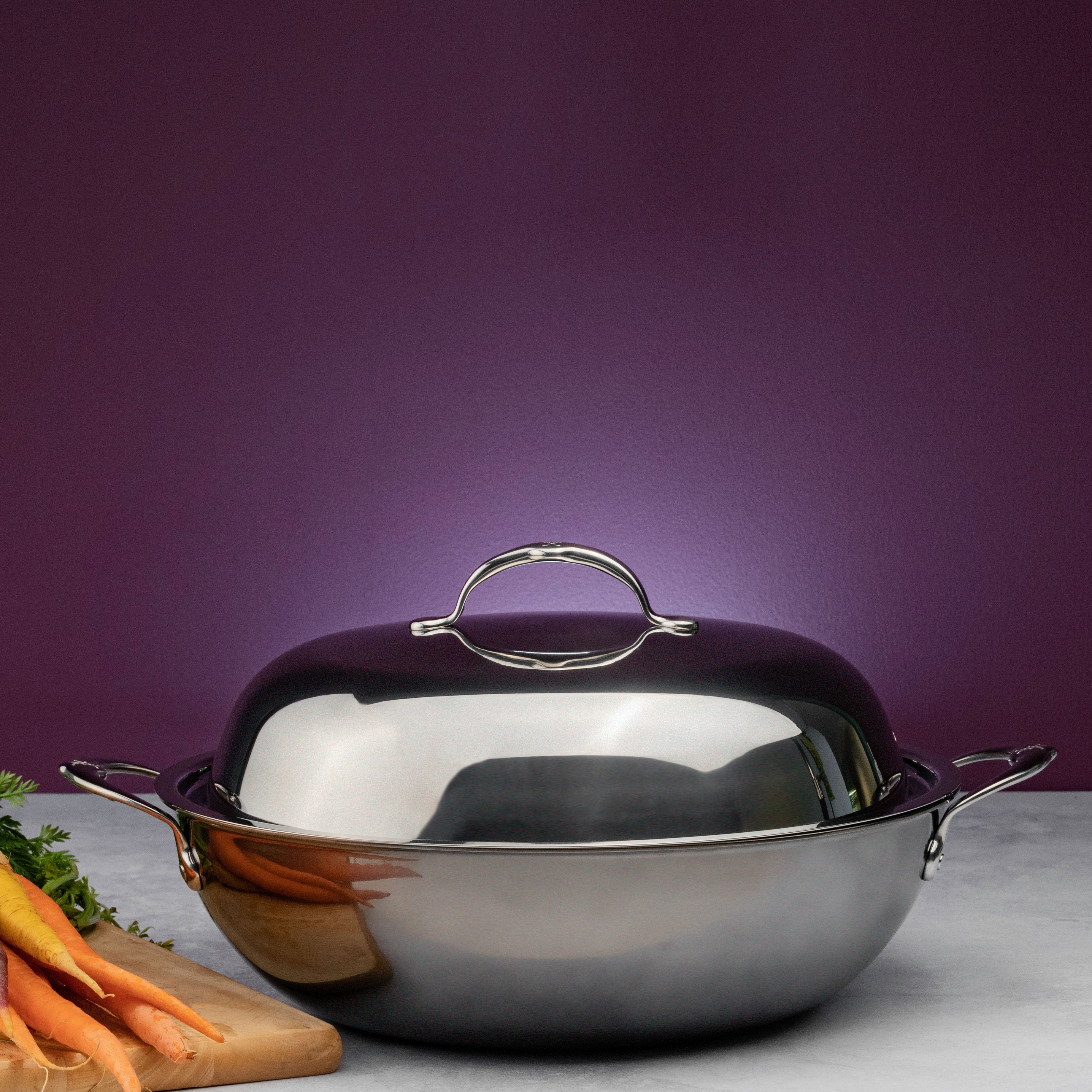 Hestan NanoBond Titanium Induction Wok & Lid - 36cm/4.7L - Image 6