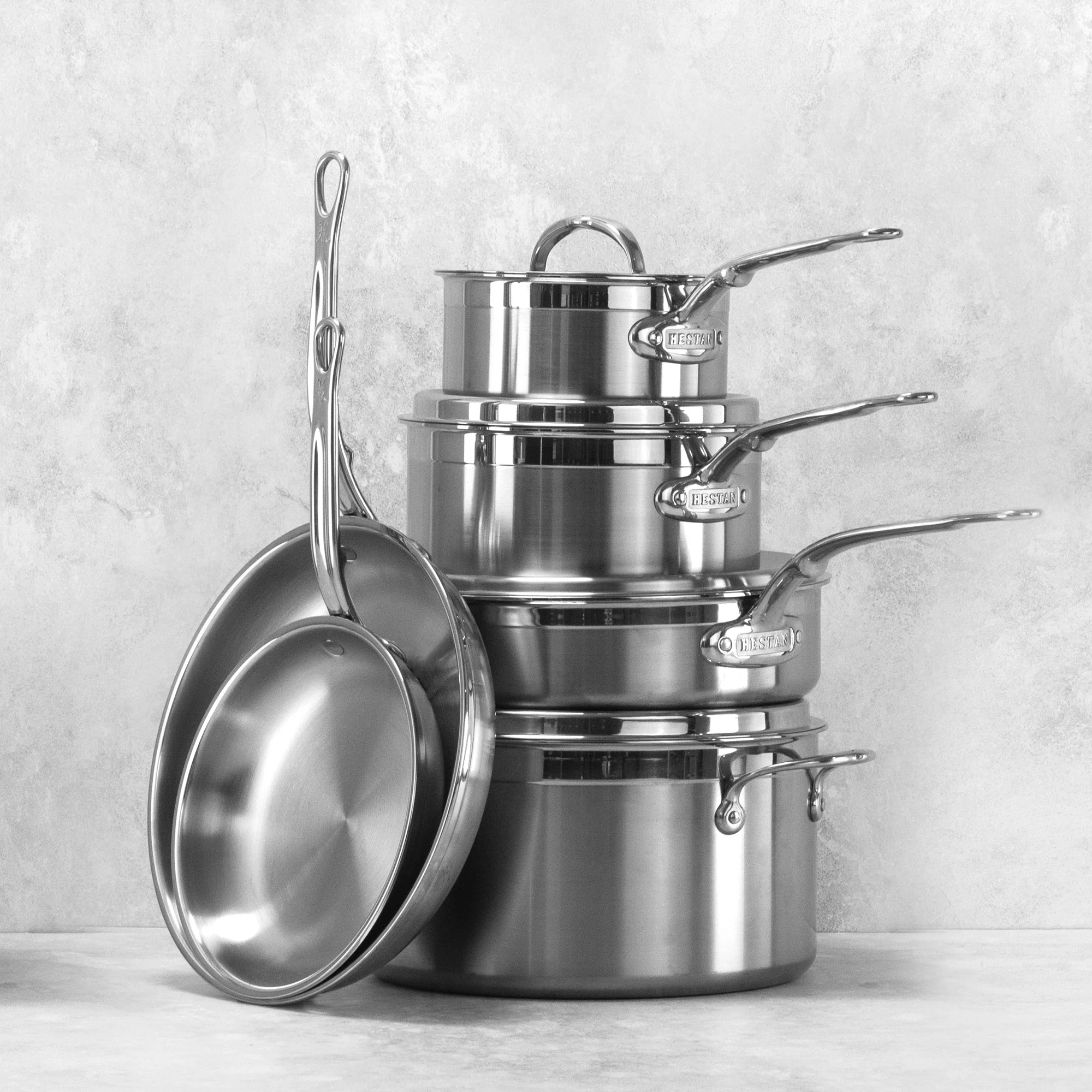 Hestan ProBond Induction Stainless Steel Pan Set: 10 Piece - Image 5