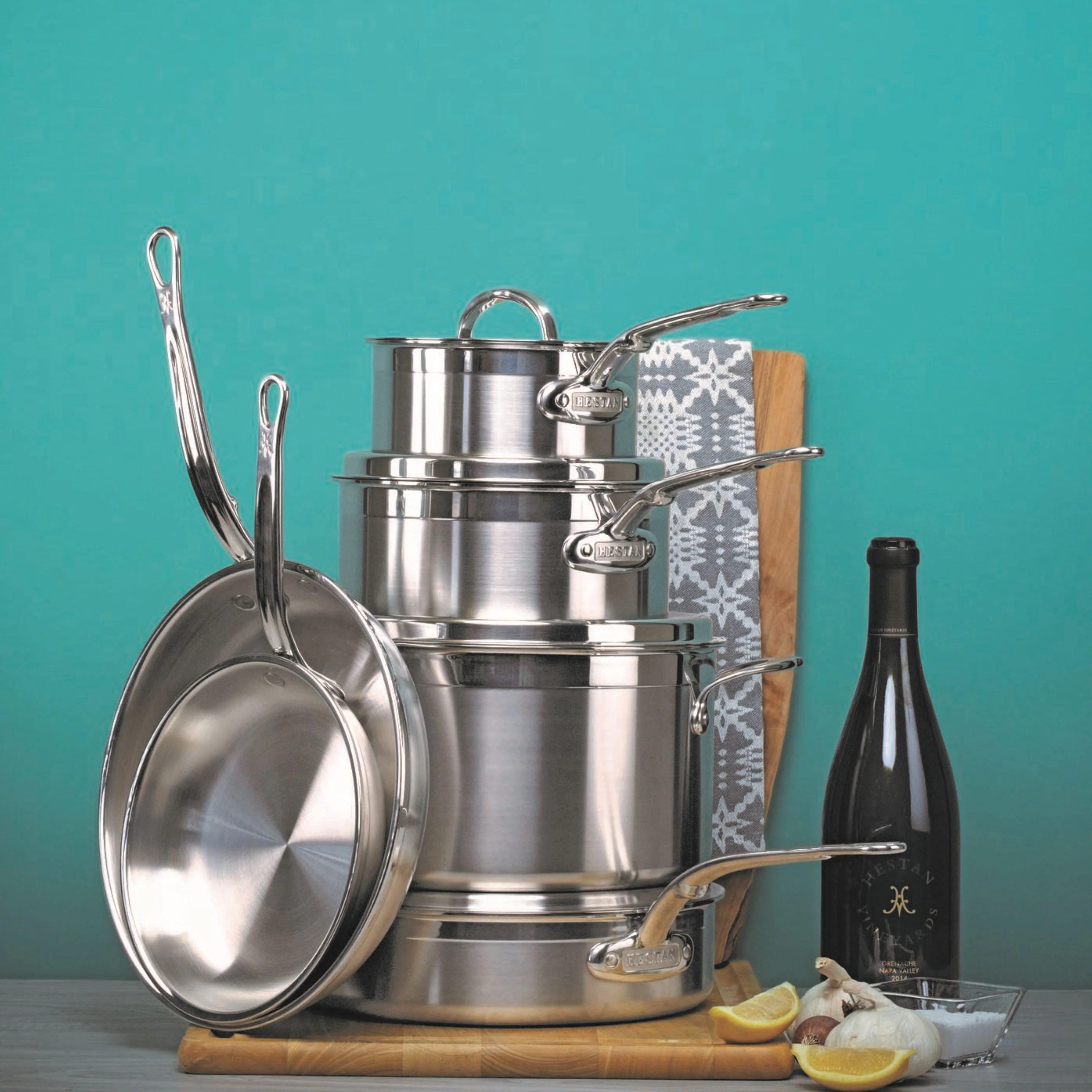 Hestan ProBond Induction Stainless Steel Pan Set: 10 Piece - Image 6