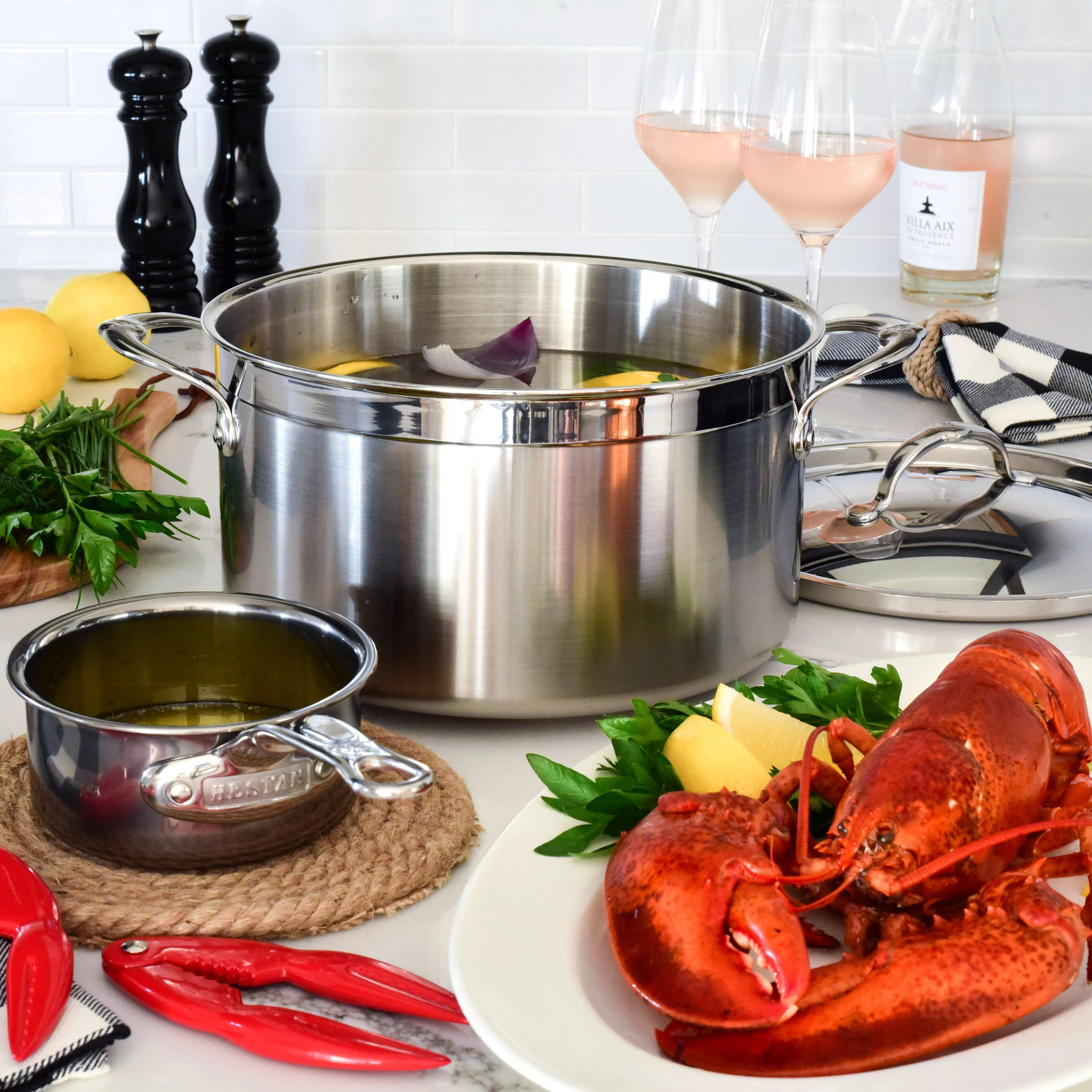 Hestan ProBond Induction Stainless Steel Stockpot & Lid - 26cm (7.6L) - Image 4