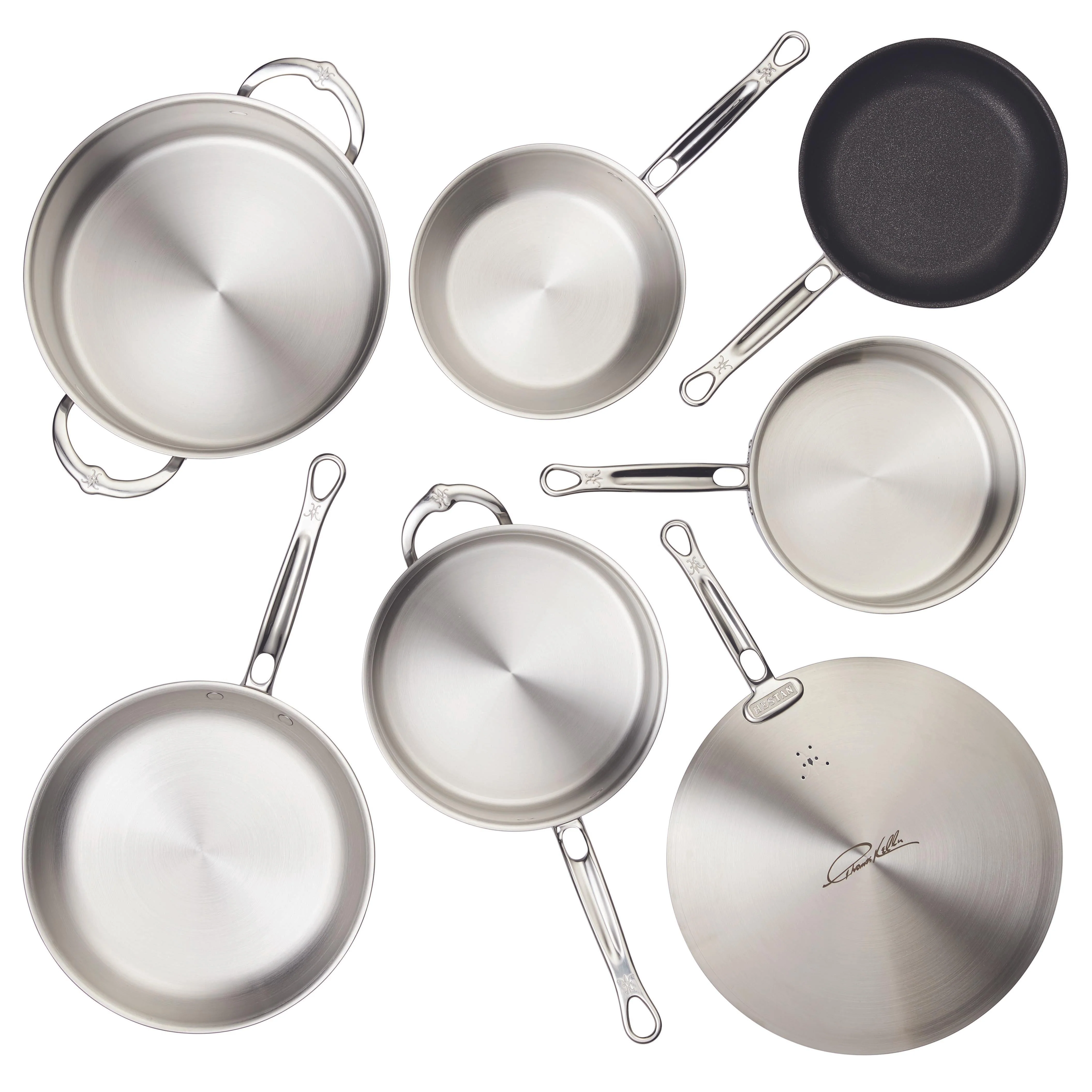 Hestan Thomas Keller Insignia Induction Stainless Steel Pan Set: 7 Piece - Image 3